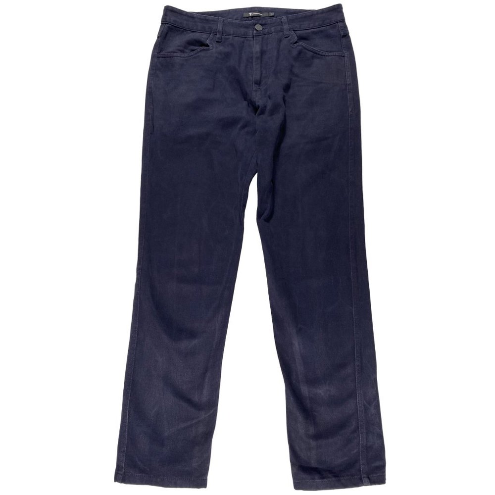 T by Alexander Wang leather pocket slim jeans womens size 30x29